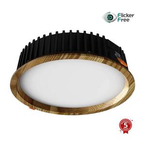 Imagine Corp de iluminat LED încastrat RONDO LED/18W/230V 4000K d. 26 cm lemn masiv frasin APLED