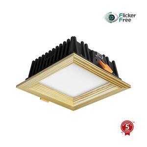 Imagine Corp de iluminat LED încastrat SQUARE LED/6W/230V 4000K 12x12 cm lemn masiv pin APLED
