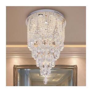 Imagine Lampă de tavan cu cristale MAJURO LED/30W/230V Ø 40 cm crom lucios + telecomandă