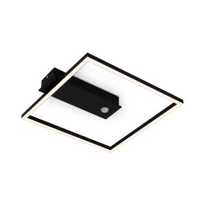 Imagine Briloner 3770-015 - Lampă de tavan LED cu senzor FRAME LED/14W/230V 3000K 32x30 cm neagră