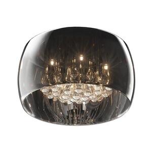 Imagine Sticlă de schimb universală CRYSTAL, JEWEL G9, Ø 40 cm, gri fumuriu