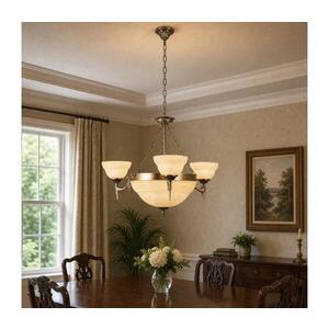 Imagine BRILAGI - Lustru suspendat pe lanț DAHLIA 6xE27/40W/230V diam. 74 cm alamă