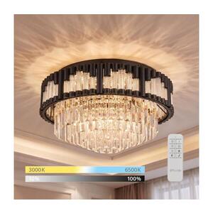 Imagine BRILAGI - Plafonieră LED dimabilă CROWN LED/41W/230V diam. 48 cm neagră + telecomandă