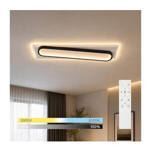Imagine BRILAGI - Plafonieră LED dimabilă OUTLINE LED/52W/230V 15x60 cm alb/negru + telecomandă