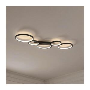 Imagine BRILAGI - Plafonieră LED ECHO, 60 W, 230 V, 4000 K, 45 x 110 cm, neagră