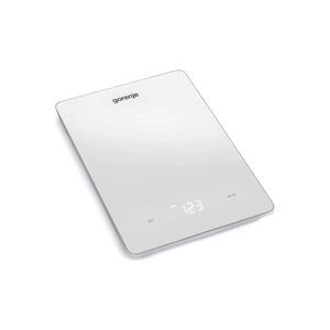 Imagine GORENJE KT10LBW - Cântar de bucătărie digital, 3xAAA, alb