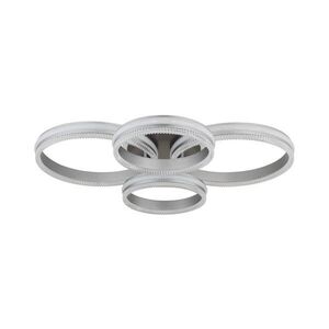 Imagine Globo 67377-90 - Plafonieră LED dimerizabilă FRANCINE LED/90W/230V argintie + telecomandă
