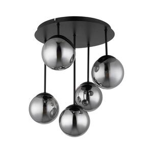 Imagine Globo 47441-5S - Lustru aplicat HARMON 5xE14/25W/230V negru