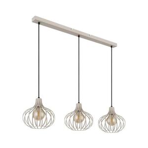 Imagine Globo 33370319 - Lustră suspendată pe cablu MATEO 3xE27/40W/230V bej