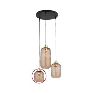 Imagine Sticlă de rezervă pentru lustrul KARO, soclu E27, diametru 14 cm, maro fumuriu