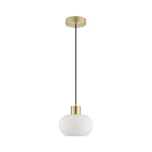 Imagine Brilliant - Lustră suspendată pe cablu FANNY 1xE27/20W/230V, Ø 22 cm, alamă