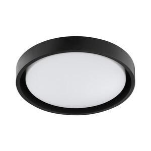 Imagine Brilliant - Plafonieră LED SONORA, 12W, 230V, 3000K, Ø 31 cm, negru