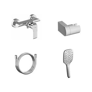 Imagine Ravak X07S115 - Set de duș cu baterie FLAT, crom lucios