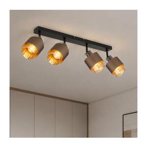 Imagine Globo 15560-4C - Corp de iluminat tip spot MILLEY 4xE27/40W/230V, negru/bronz