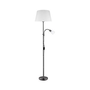 Imagine Eglo 31178 - Lampadar ALMACEN 1xE27/60W/230V + 1xE14/25W negru/alb