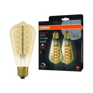 Imagine Set de 2 becuri LED dimabile VINTAGE FILAMENT E27/4, 8W/230V 2200K - Osram