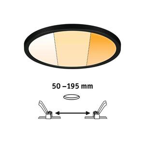 Imagine Paulmann 93102 - LED/16W IP44 Plafonieră încastrată AREO 230V Ø 23 cm negru