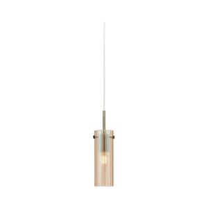 Imagine Markslöjd 109015 - Lustră pe cablu TIBIA 1xE14/40W/230V bej fumuriu/alamă