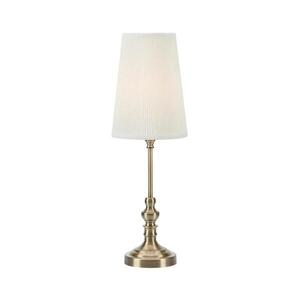 Imagine Markslöjd 108969 - Lampă de masă NOBLE 1xE14/40W/230V 56 cm albă/alamă
