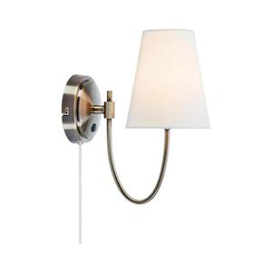 Imagine Markslöjd 108908 - Aplică de perete AMAR 1xE14/40W/230V albă/alamă