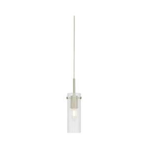 Imagine Markslöjd 109013 - Pendul pe cablu TIBIA 1xE14/40W/230V sticlă transparentă/alamă