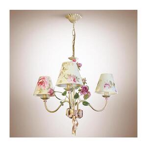 Imagine Lustra cu lant ROMANCE 3xE14/40W/230V auriu