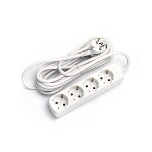 Imagine - Prelungitor 4Z Tip F 1, 5m alb SCHUKO