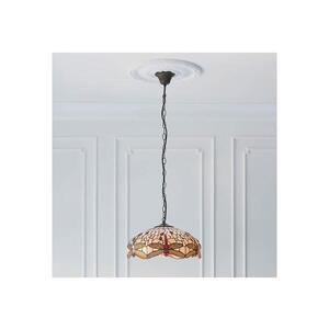 Imagine Endon 70824 - Lustru suspendat pe lanț Tiffany DRAGONFLY 3xE27/60W/230V, diametru 41 cm
