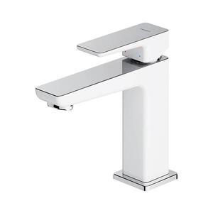 Imagine OMNIRES PM7410CRB - Baterie pentru lavoar PARMA 15 cm, crom lucios/alb