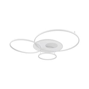 Imagine Globo 48466-70W-LED Plafonieră LED dimabilă INVERTINA 70W/230V 105x26, 5 cm albă + telecomandă