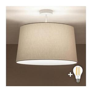 Imagine BRILAGI - Lustru aplicat LED CERIA 1xE27/60W/230V, diametru 45 cm, alb/gri