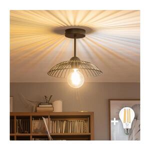 Imagine BRILAGI - Lustră aplicată LED CERIA WIRE 1xE27/60W/230V Ø 26 cm neagră