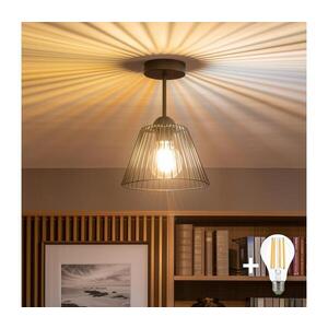 Imagine BRILAGI - Lustră LED aplicată CERIA WIRE 1xE27/60W/230V Ø 21 cm neagră