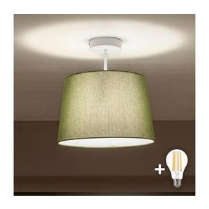 Imagine BRILAGI - Lustră aplicată cu LED CERIA 1xE27/60W/230V Ø 30 cm alb/verde
