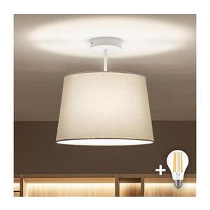 Imagine BRILAGI - Lustră aplicată LED CERIA 1xE27/60W/230V Ø 30 cm alb/gri