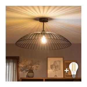 Imagine BRILAGI - Lustră LED aplicată CERIA WIRE 1xE27/60W/230V Ø 60 cm neagră