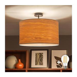 Imagine BRILAGI - Lustră LED aplicată CERIA 1xE27/60W/230V, diametru 45 cm, negru/bej
