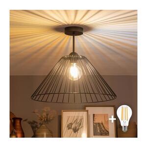 Imagine BRILAGI - Lustră LED aplicată CERIA WIRE 1xE27/60W/230V Ø 45 cm neagră