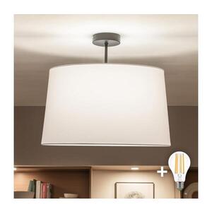 Imagine BRILAGI - Lustră LED aplicată CERIA 1xE27/60W/230V Ø45 cm negru/alb