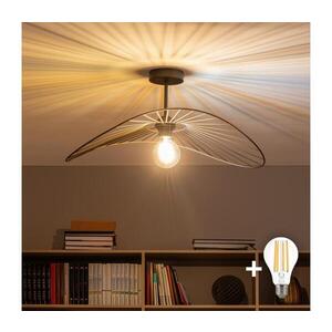 Imagine BRILAGI - Lustră LED aplicată CERIA WIRE 1xE27/60W/230V 40x56 cm negru/bronz