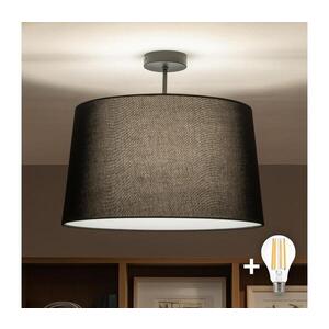 Imagine BRILAGI - Lustră LED aplicată CERIA 1xE27/60W/230V Ø 45 cm neagră