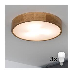 Imagine BRILAGI - Plafonieră LED CARVALHO 3xE27/15W/230V, stejar, Ø 47, 5 cm