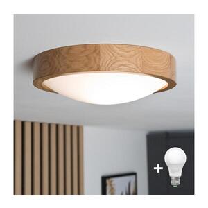 Imagine BRILAGI - Lampă de tavan LED CARVALHO SLIM 1xE27/15W/230V stejar Ø 27 cm