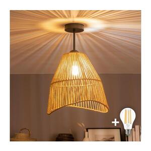 Imagine BRILAGI - Lustră aplicată LED CERIA BOHO 1xE27/60W/230V, Ø 30 cm, negru/maro