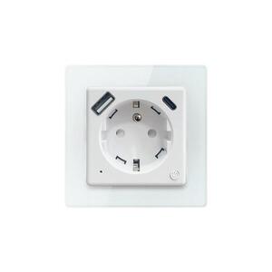 Imagine NEO 07553L - Priză inteligentă tip E 16A/230V + 1xUSB-A+1xUSB C PD 20W