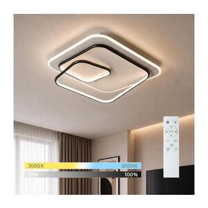 Imagine BRILAGI - Plafonieră LED dimabilă FLARE LED/81W/230V 50x50 cm alb/negru + telecomandă