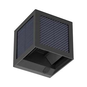 Imagine Lampă solară de perete cu senzor LED/9W/3, 7V 3000/4000/6000K IP65 2600mAh neagră
