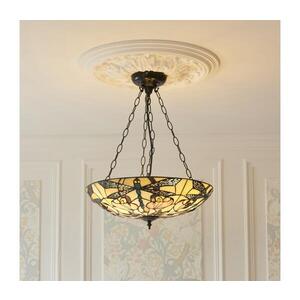 Imagine Endon 111869 - Lustra suspendată pe lanț Tiffany ASHTON 3xE27/10W/230V Ø 45 cm