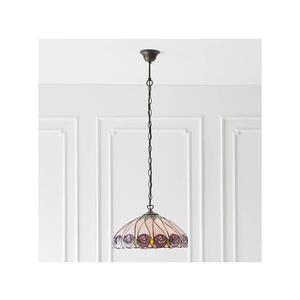 Imagine Endon 64176 - Lustră pe lanț Tiffany HUTCHINSON 1xE27/60W/230V Ø 40 cm