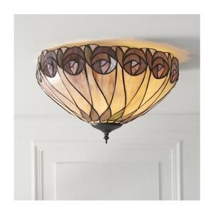 Imagine Endon 112188 - Plafonieră Tiffany HUTCHINSON, 2xE27/60W/230V, Ø 40 cm